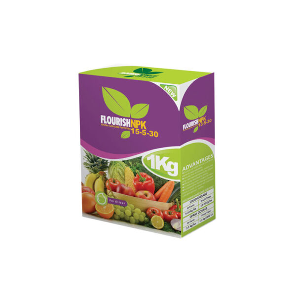 15-5-30-1kg کود NPK 15-5-30