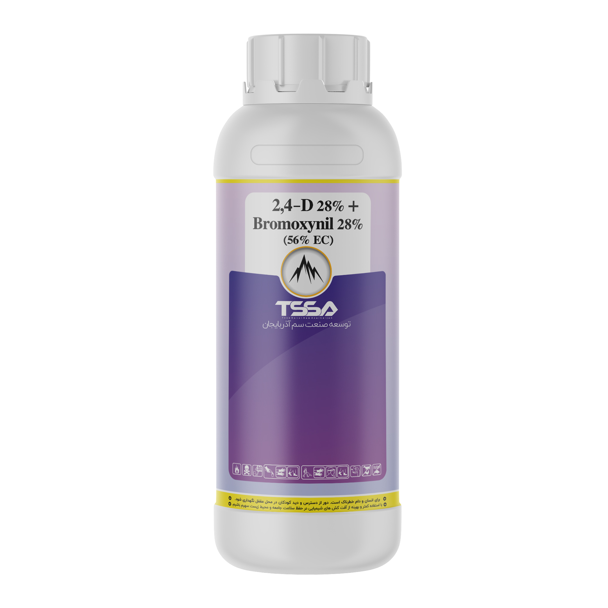 24_D-28-Bromoxynil28-tssa علف کش بروموکسینیل+ توفوردی Bromoxynil + 2,4-D 56%EC